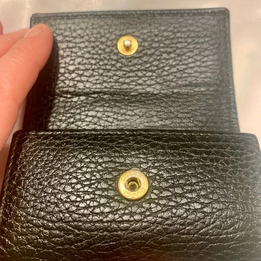 GUCCI GG Marmont Black Leather 6 Ring Key Case - Picture 4 of 16